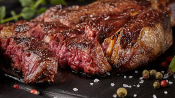 Menú especial con entrecot o lubina