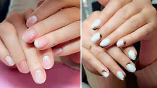 Manicura y pedicura con esmaltado semipermanente